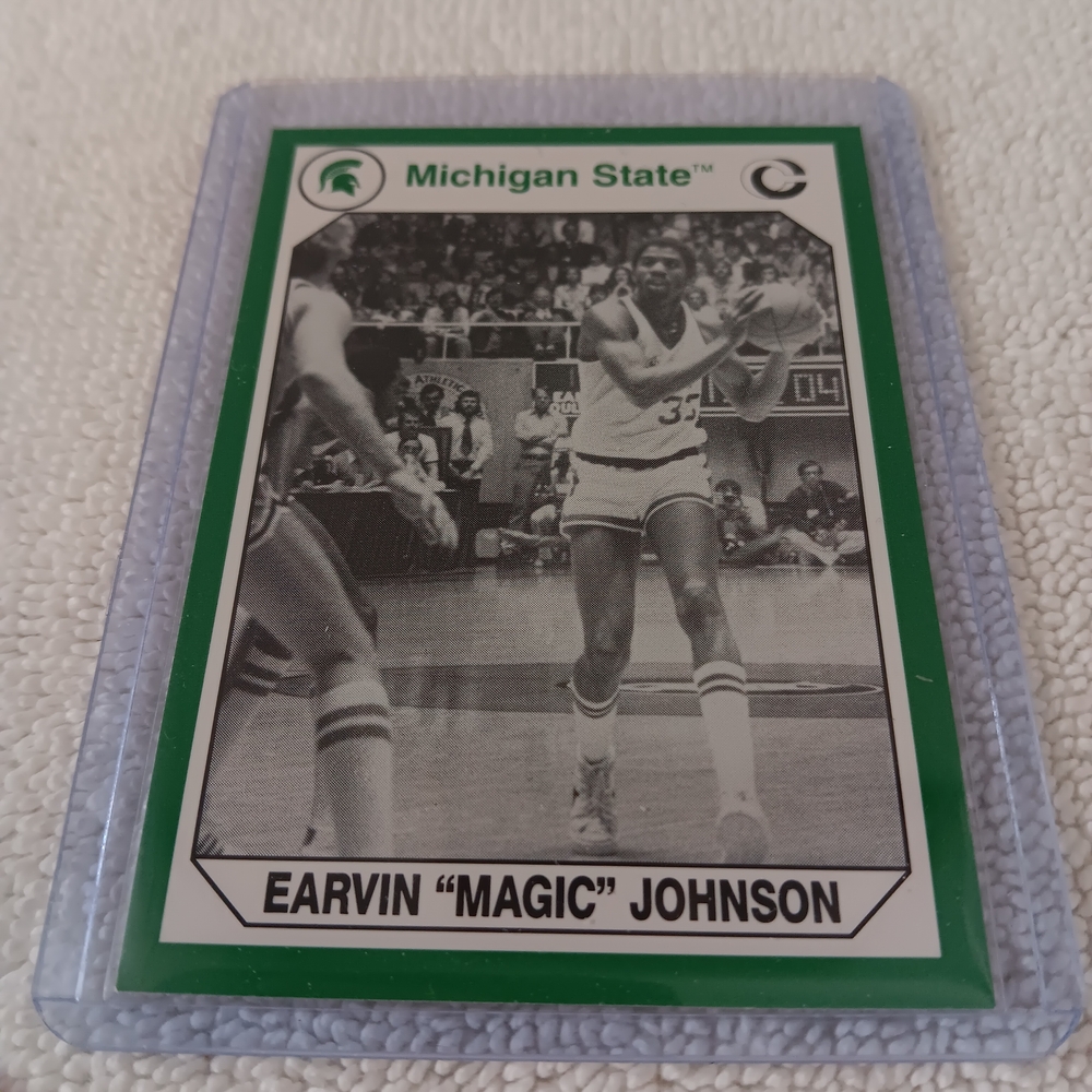 Magic Johnson Michigan State Trading Card